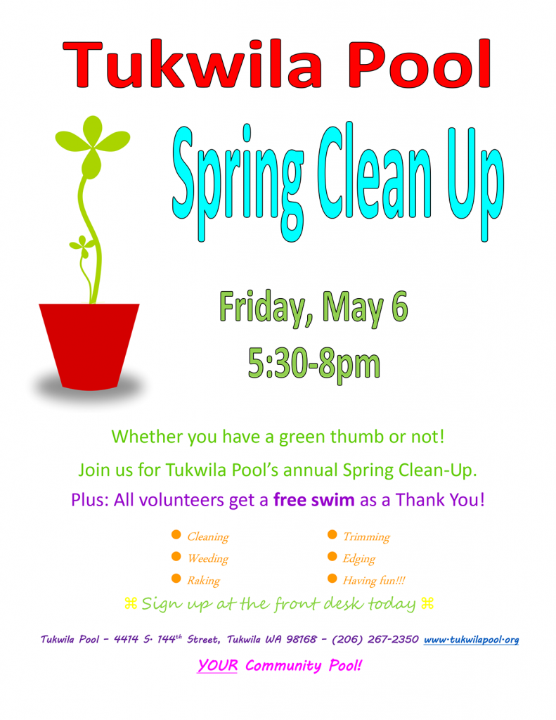 spring cleaning flyer
